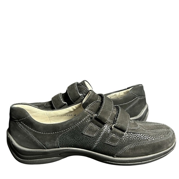 Waldlaufer Proactiv Women"s Joy w/ Kya Black Nubuck Comfort Shoes Size 10 Wide - Picture 5 of 13